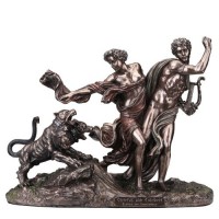 Ορφέας & Ευριδίκη φεύγουν από τον Κάτω Κόσμο (Αγαλμα Ηλεκτρόλυσης Μπρούτζου & Ρητίνης 23εκ)